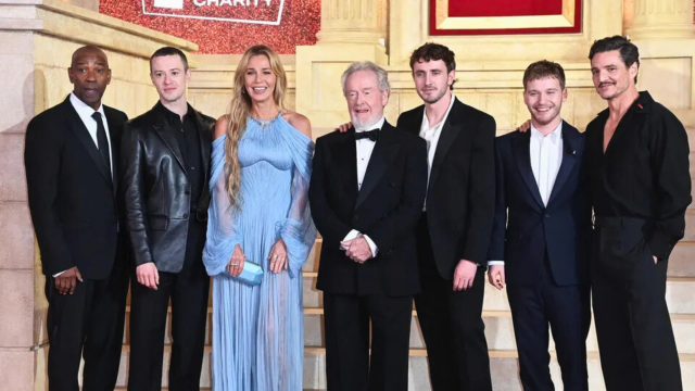 The cast and crew at the Royal Performance Global Premiere of Gladiator II